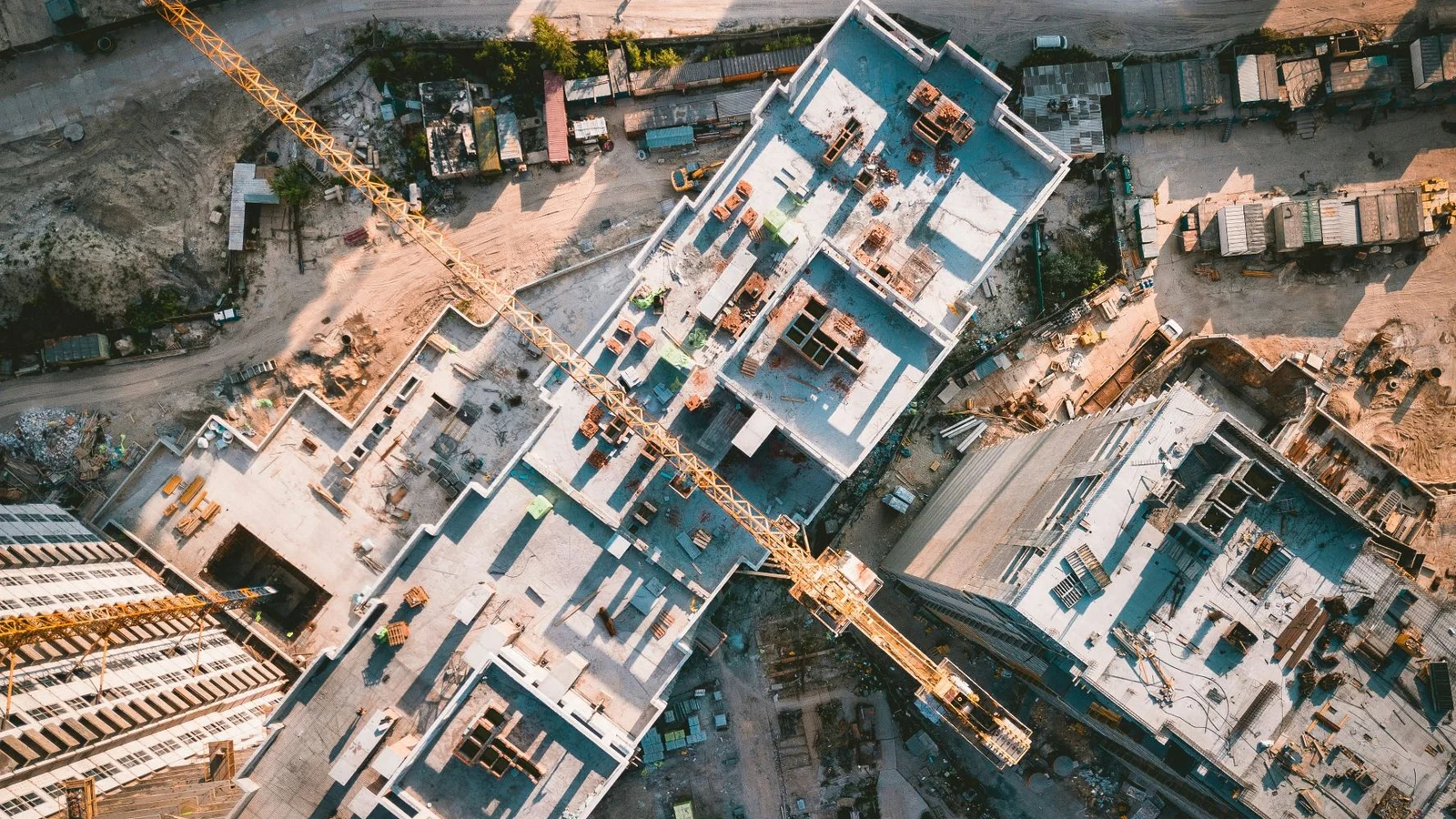 Aerial view of a Rothco Built federal construction site from the projects portfolio