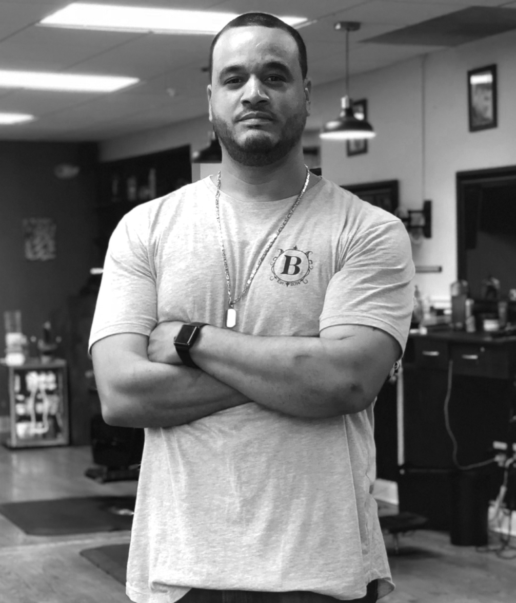 Horell Cruz, owner and master barber at Barber's Edge